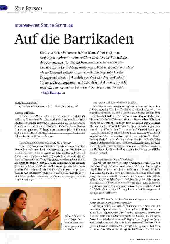 Vorschauseite 1: Auf die Barrikaden