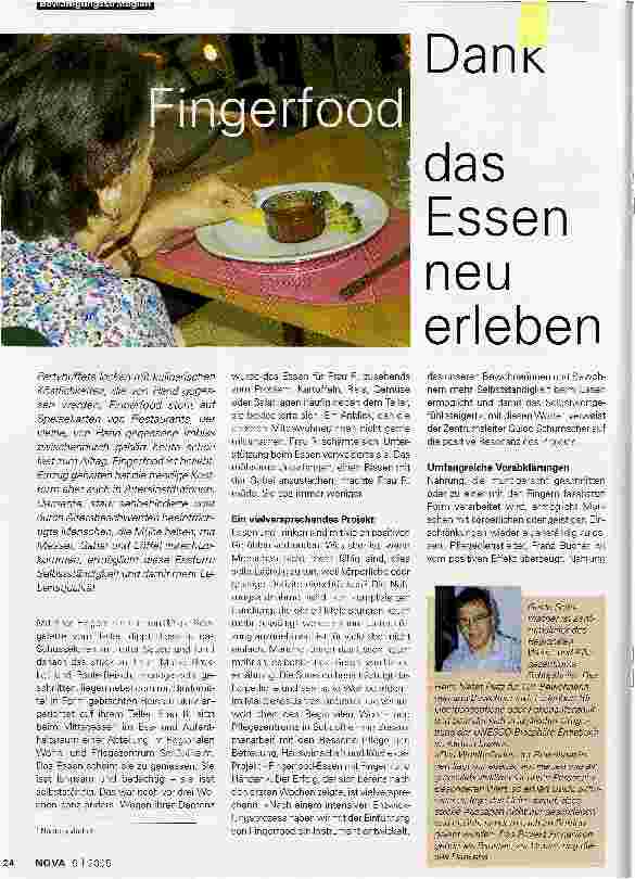 Vorschauseite 1: Dank Fingerfood das Essen neu erleben