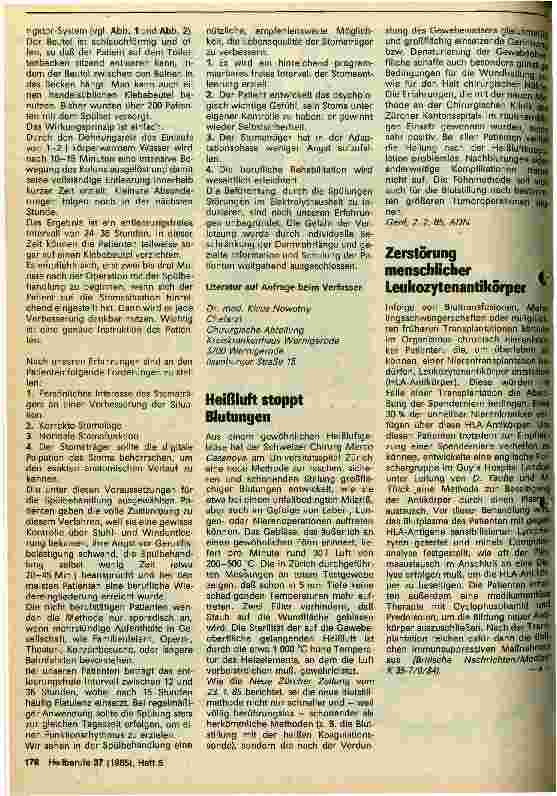 Vorschauseite 2: Die Irrigation - Kontinenz für Stomaträger
