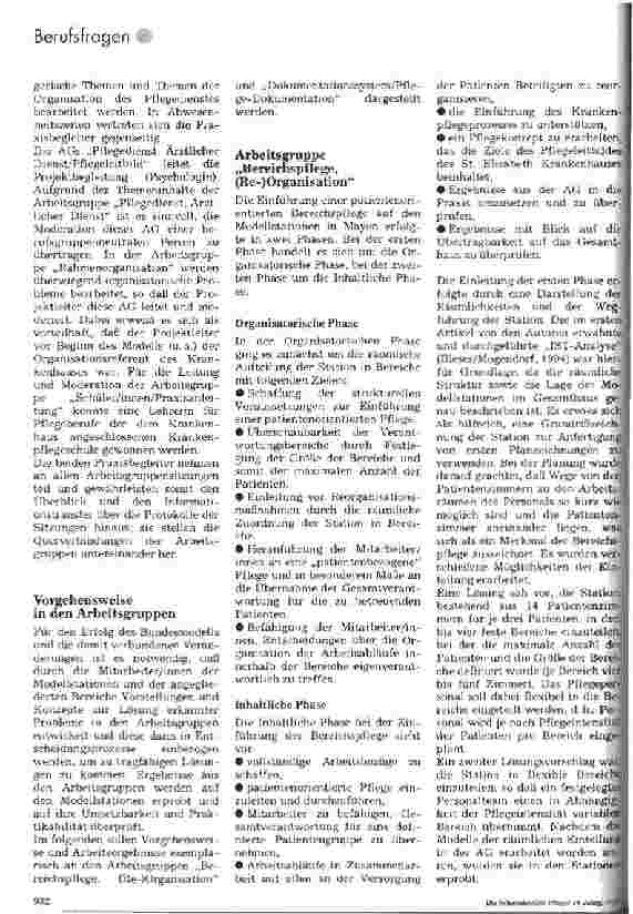 Vorschauseite 3: Bundespflegemodell. .. es tut sich was Arbeitsgruppen und deren erste Ergebnisse