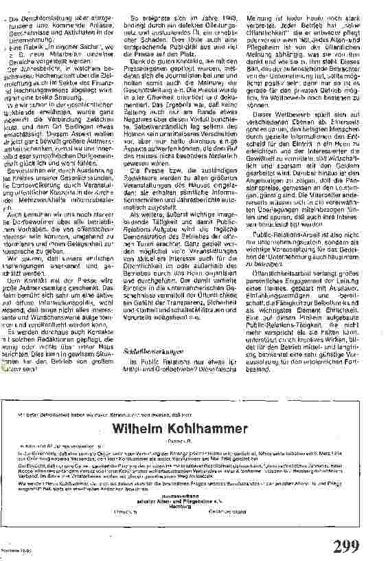 Vorschauseite 5: Öffentlichkeitsarbeit in einem Altenheime