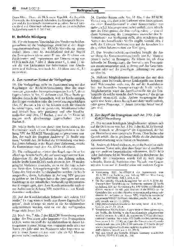 Vorschauseite 4: Registrierung, Bewertung, Zulassung und Beschränkung chemischer Stoffe (REACH)