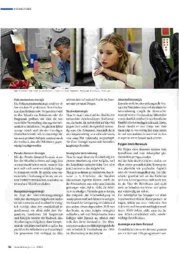 Vorschauseite 3: Kennen Sie Boreout?