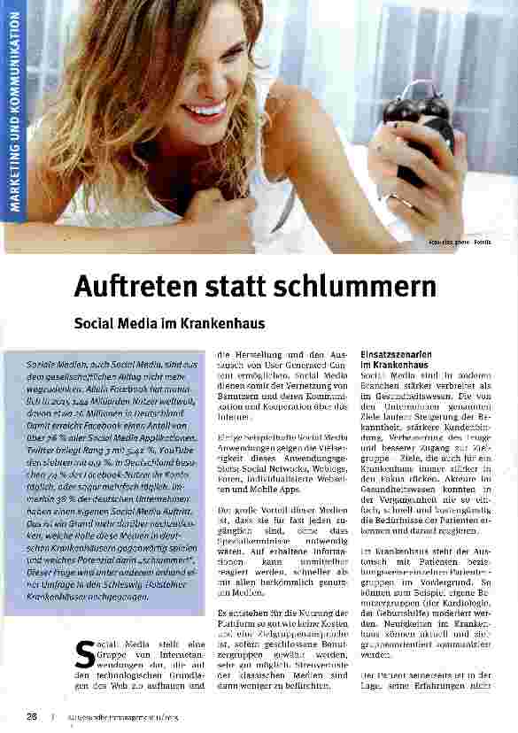 Vorschauseite 1: Auftreten statt schlummern