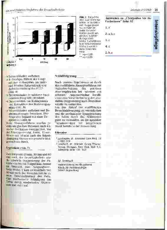 Vorschauseite 3: Ein modifiziertes Verfahren der Bronchialtoilette bei Patienten mit Schwerer respiratorischer Insuffizienz