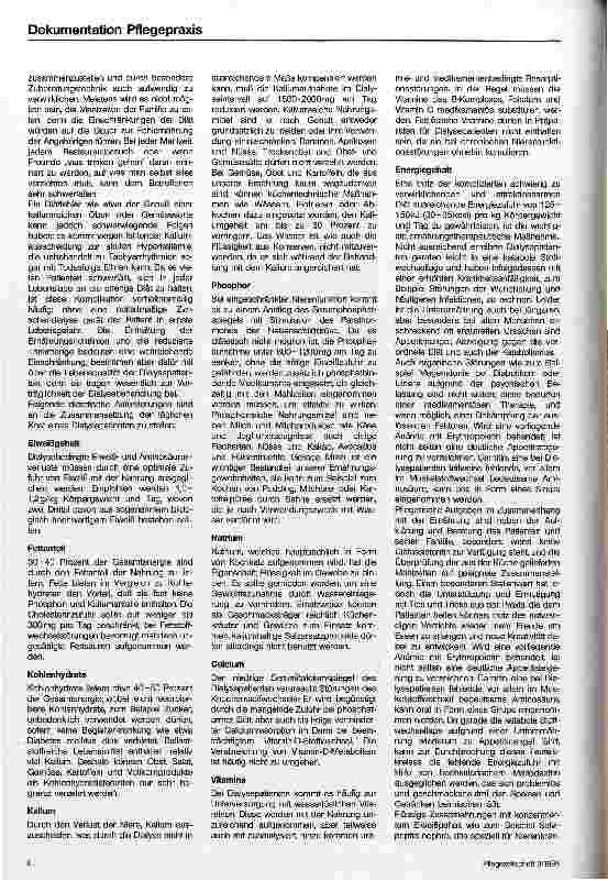 Vorschauseite 5: Besondere Aspekte der Pflege beim dialysepflichtigen Patienten