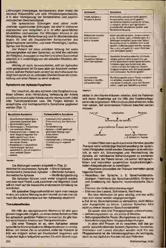 Vorschauseite 2: Aphasie/Dysphasie bei Patienten mit Hemiplegie