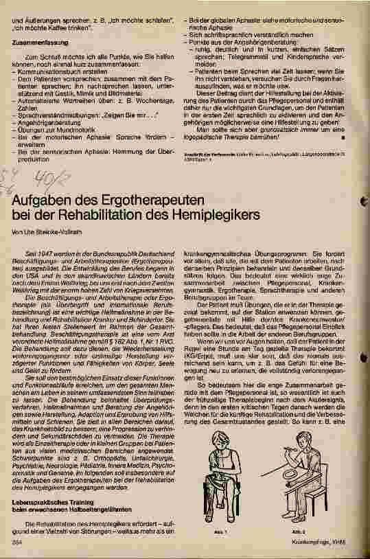 Vorschauseite 4: Aphasie/Dysphasie bei Patienten mit Hemiplegie