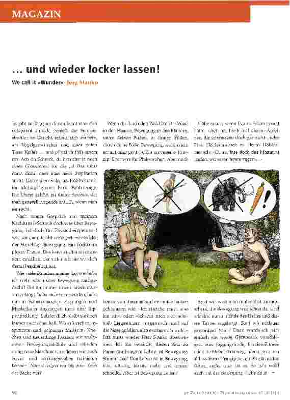 Vorschauseite 1: ... und wieder locker lassen!