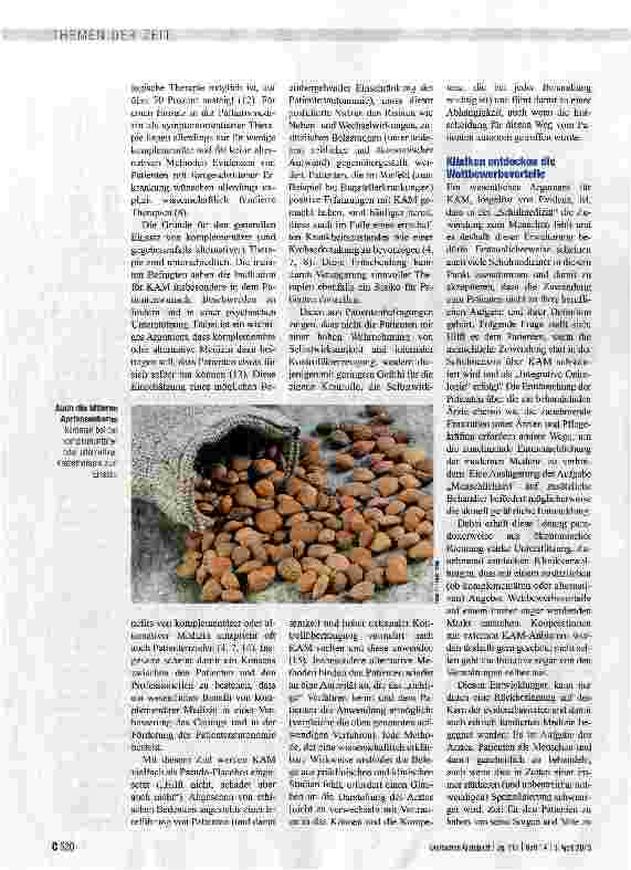 Vorschauseite 3: Komplementäres und Alternatives Ohne Vorurteile prüfen