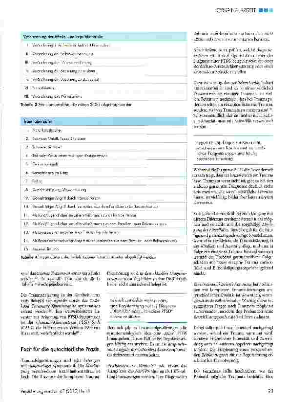 Vorschauseite 5: Begutachtung von Traumafolgestörungen