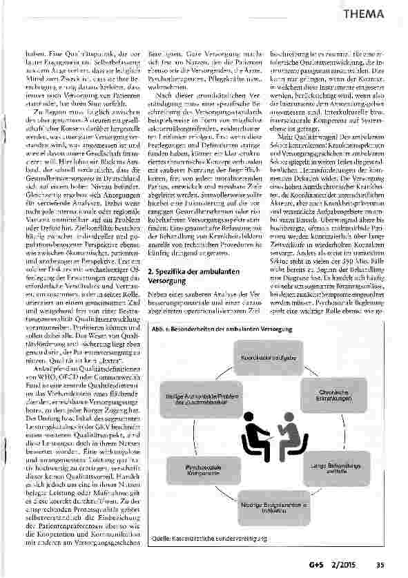 Vorschauseite 2: Qualitätsförderung und Qualitätssicherung in der ambulanten Versorgung