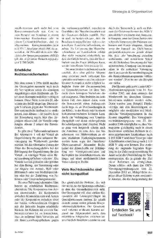 Vorschauseite 2: Kooperationen unter Verdacht