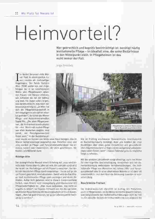 Vorschauseite 1: Heimvorteil?