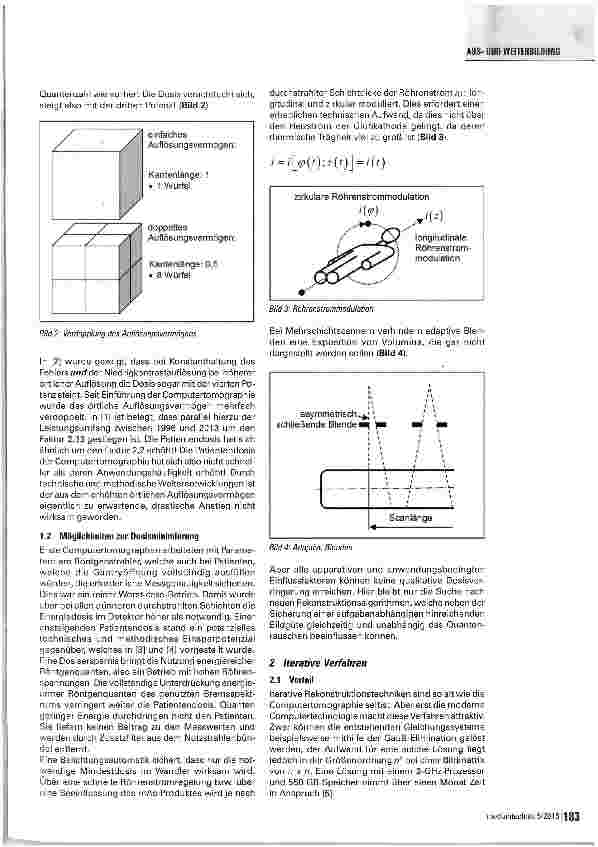 Vorschauseite 2: Experimenteller Computertomo graph für Lehre und Forschung Teil 8: aterative Rekonstruktionsverfahren zur Dosisminimierung