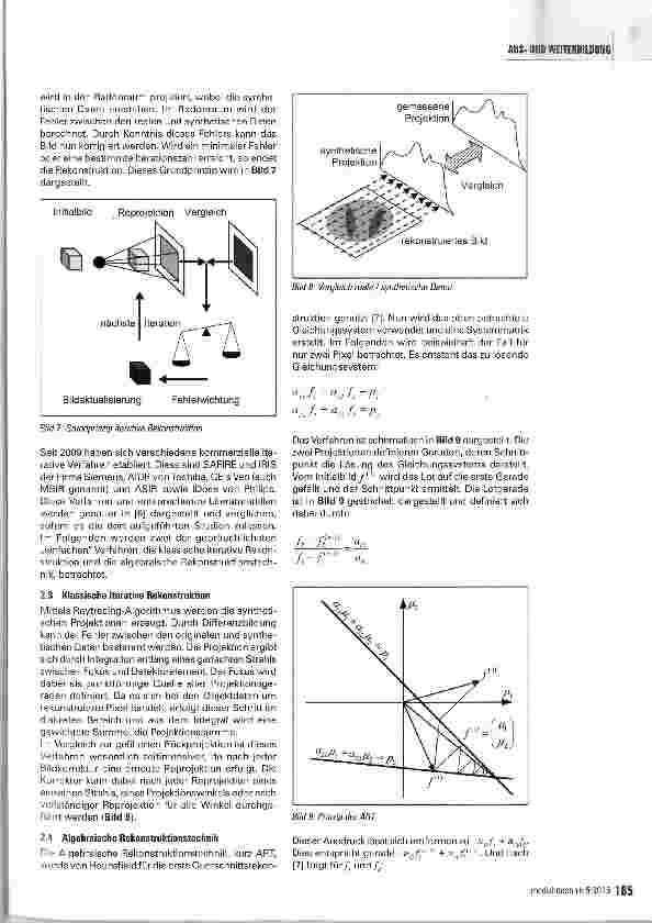 Vorschauseite 4: Experimenteller Computertomo graph für Lehre und Forschung Teil 8: aterative Rekonstruktionsverfahren zur Dosisminimierung
