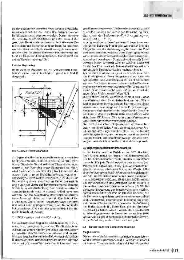 Vorschauseite 6: Experimenteller Computertomo graph für Lehre und Forschung Teil 8: aterative Rekonstruktionsverfahren zur Dosisminimierung