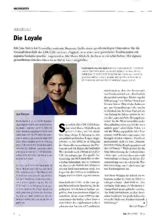 Vorschauseite 1: Die Loyale
