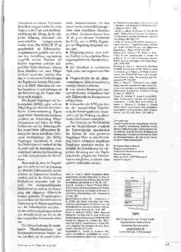 Vorschauseite 4: HARN INKONTINENZ: WIE HOCH IST DIE BELASTUNG?