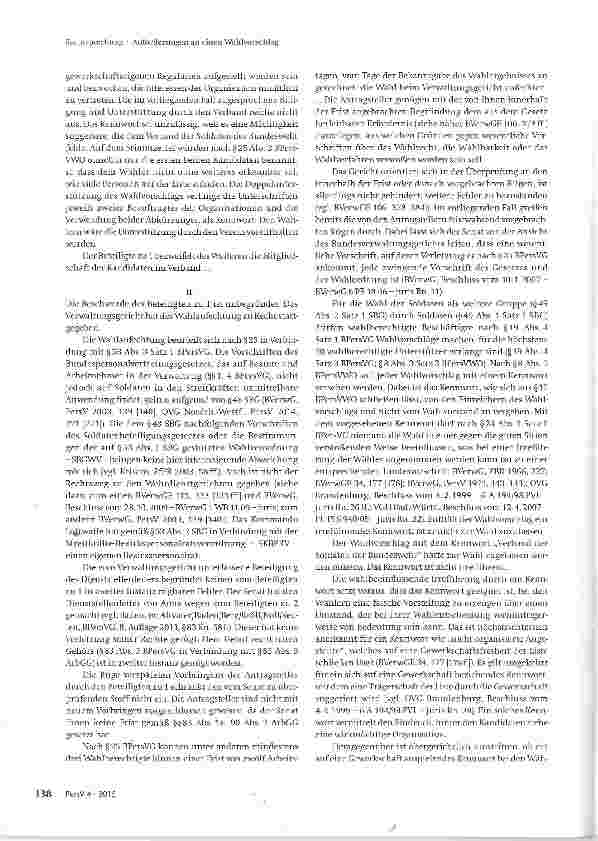 Vorschauseite 3: Anforderungen an einen Wahl-Vorschlag