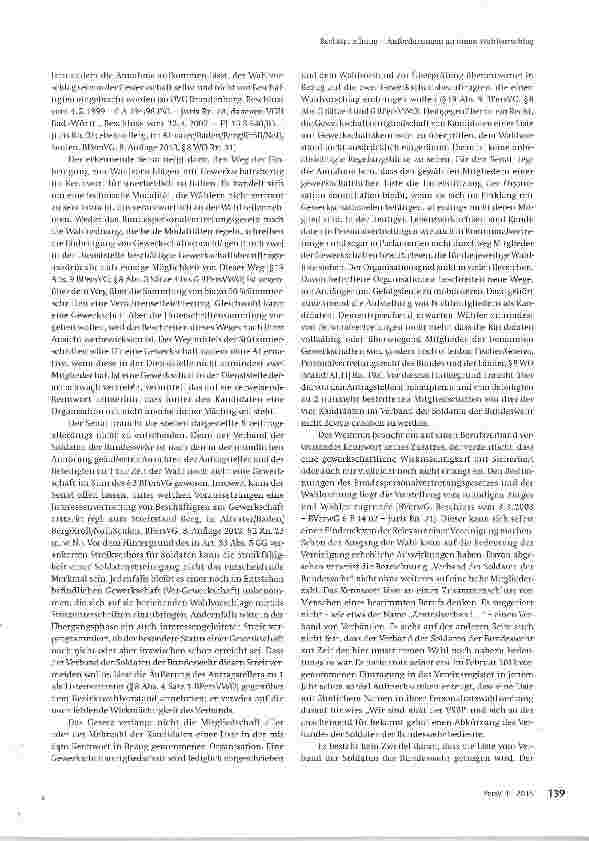 Vorschauseite 4: Anforderungen an einen Wahl-Vorschlag