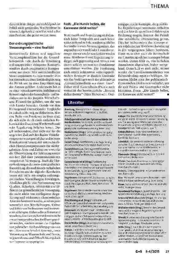 Vorschauseite 4: Wettbewerb und Regulierung: Antipoden oder ergänzende Pole ?