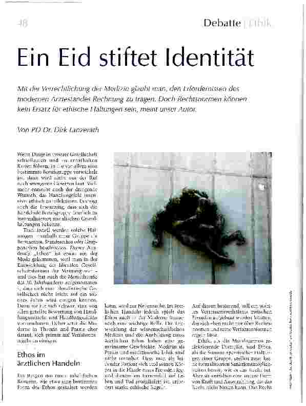 Vorschauseite 1: Ein Eid stiftet Identität