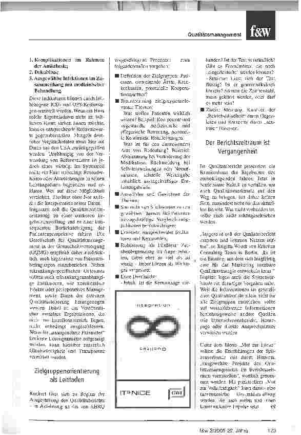 Vorschauseite 3: Gesetzlicher Qualitätsbericht? Anfangen: Jetzt