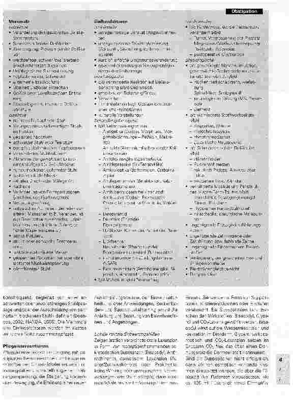 Vorschauseite 2: Obstipation bei alten Menschen