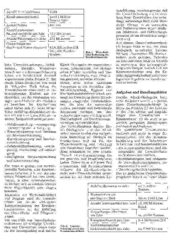 Vorschauseite 2: Modulares Weiterbildungskonzept Umweltschutz im Krankenhaus - unter Berücksichtigung der Ökologie, 1. Teil -