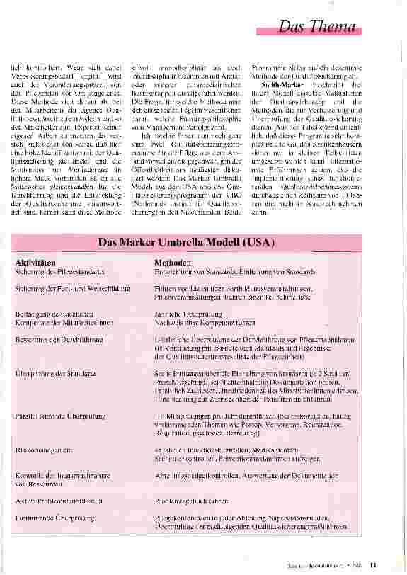 Vorschauseite 4: Wer zu spät kommt ... Qualitätssicherung in der Krankenpflege