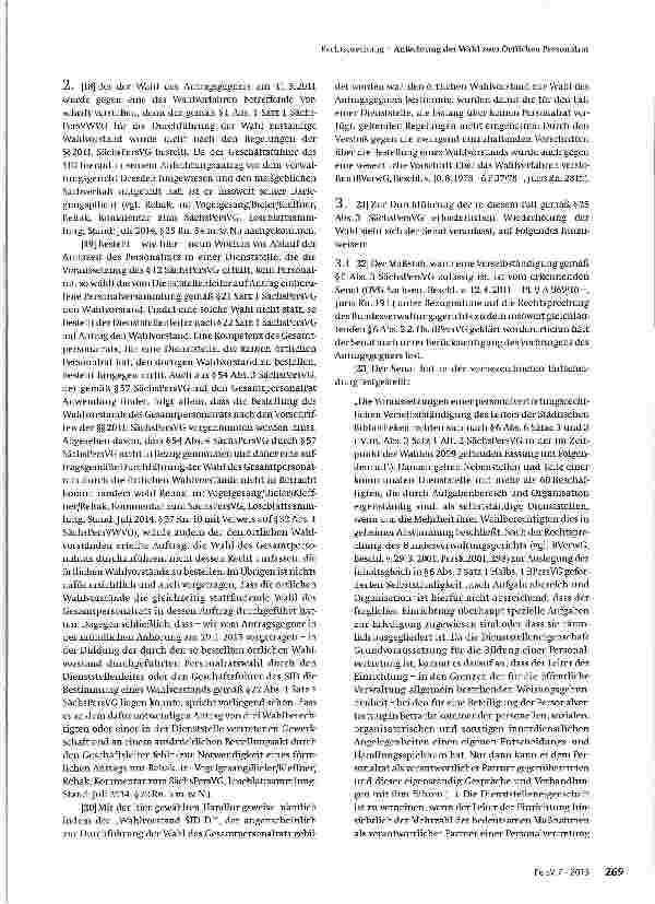 Vorschauseite 4: Anfechtung der Wahl zum Örtlichen Personalrat
