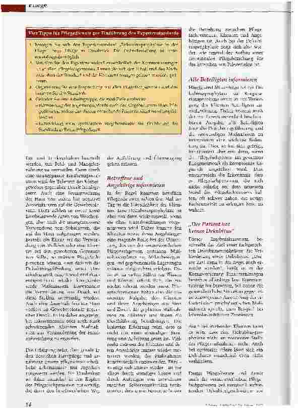 Vorschauseite 3: Dekubitusprophylaxe in sieben Schritten