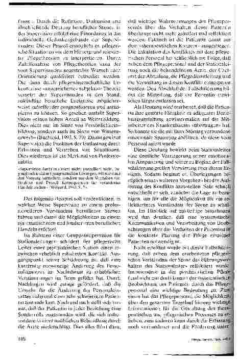 Vorschauseite 2: Supervision für Pflegekräfte: Psychohygiene oder mehr? 2. Teil Zur Bedeutung von Supervision für die Professionalisierung der Pflege