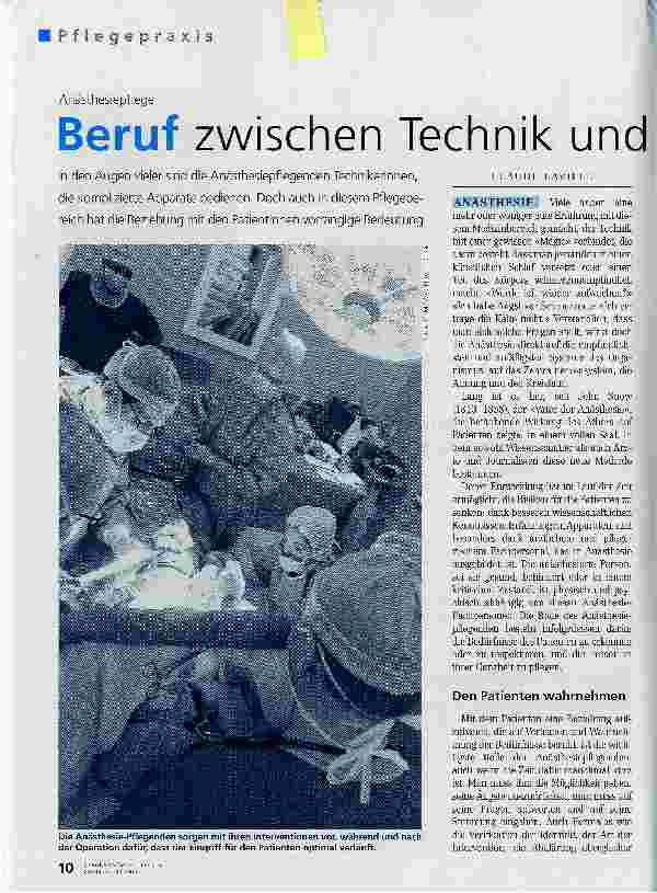 Vorschauseite 1: Beruf zwischen Technik und Magie