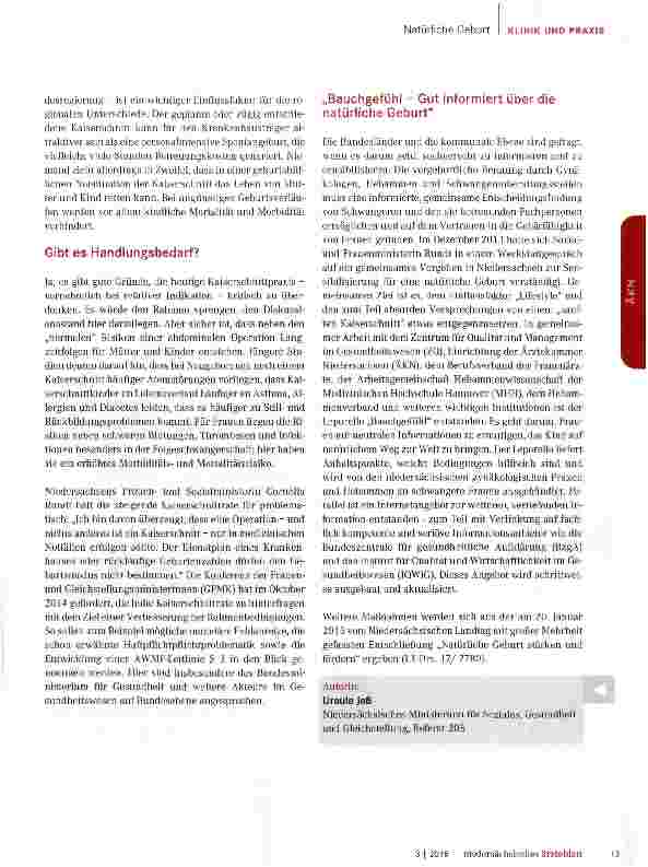 Vorschauseite 2: Gutes „Bauchgefühl in Niedersachsen