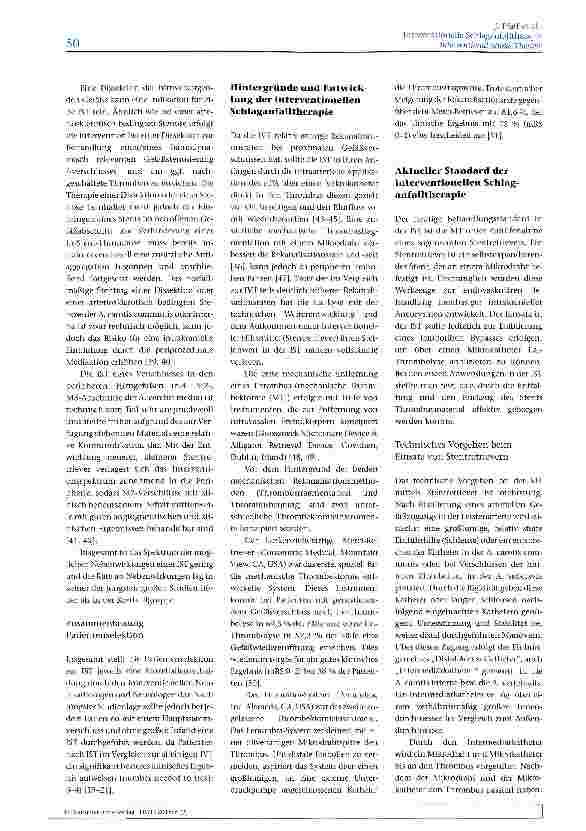 Vorschauseite 3: Interventionelle Schlaganfalltherapie