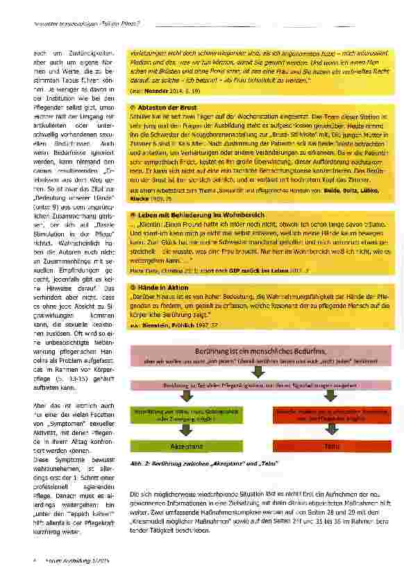 Vorschauseite 3: Sexualität berücksichtigen: Aufgabe im Pflegealltag?
