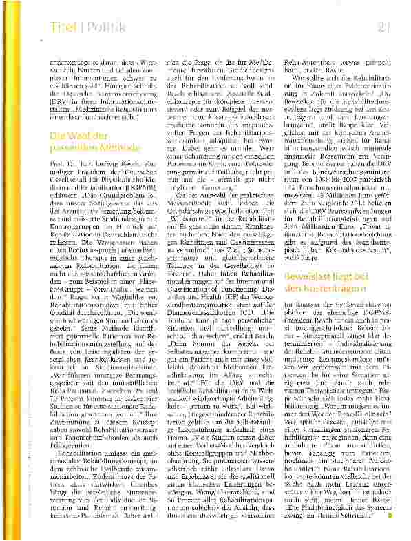 Vorschauseite 2: Evidenz gesucht