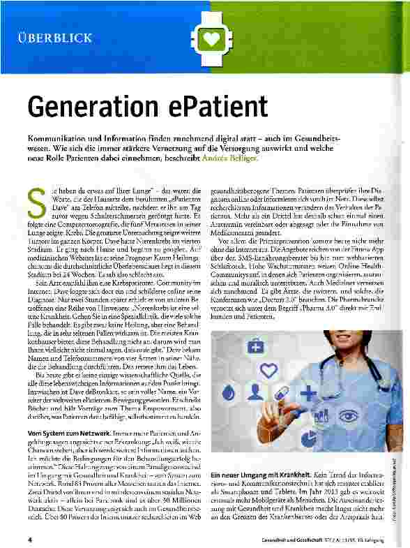 Vorschauseite 1: Generation ePatient