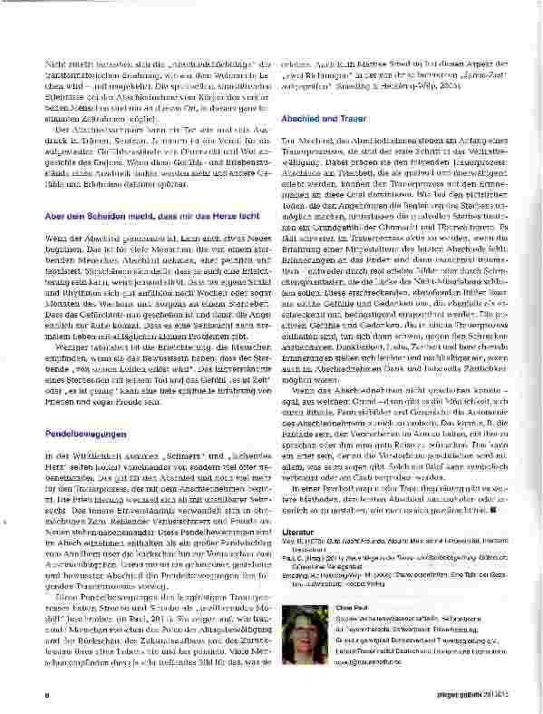 Vorschauseite 5: Gestaltend Abschied nehmen