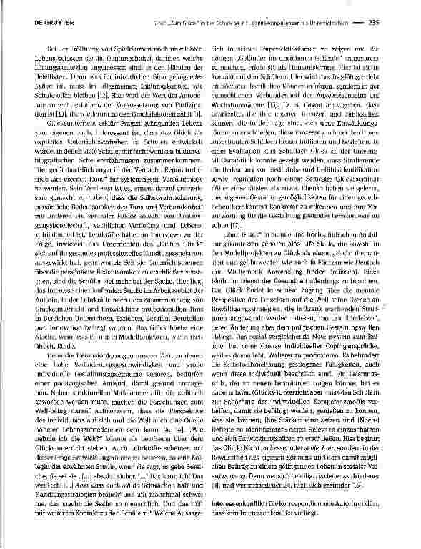 Vorschauseite 2: „Zum Glück in der Schule sein? Lebenskompetenzen als Unterrichtsfach