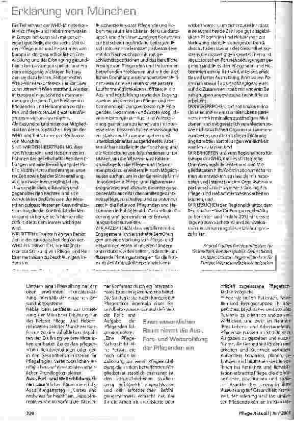 Vorschauseite 3: Das Gesundheitswesen den Bedürfnissen anpassen
