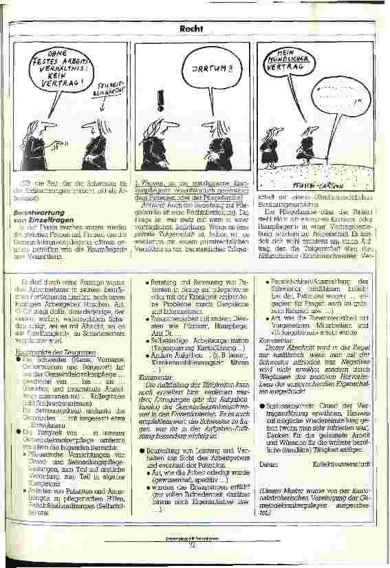 Vorschauseite 2: Rechtsprobleme der spitalexternen Krankenpflege