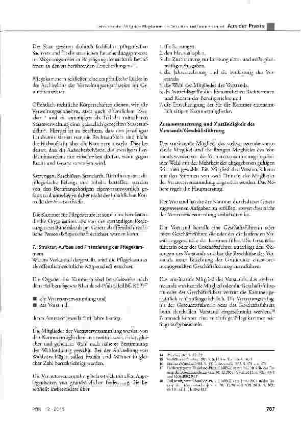Vorschauseite 4: Erfolgreiche Pflegekammern in Deutschland und Europa - kompakt