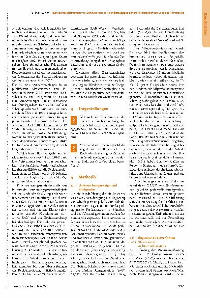 Vorschauseite 5: Rechtschreibleistungen von Schüler: innen mit sonderpädagogischem Förderbedarf am Ende der Primarstufe*