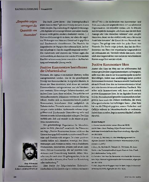 Vorschauseite 3: Digitale Zivilcourage gegen den Hass im Netz