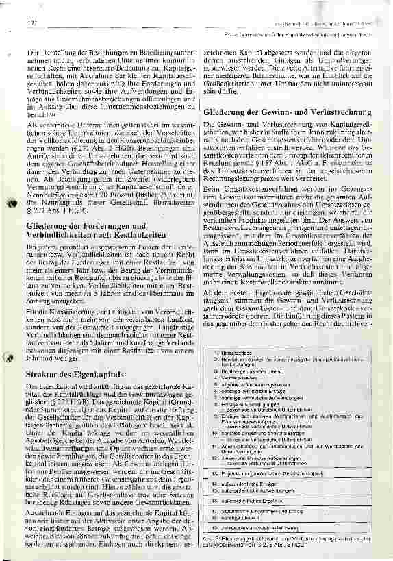 Vorschauseite 3: Jahresabschluß der Kapitalgesellschaft nach neuen Recht