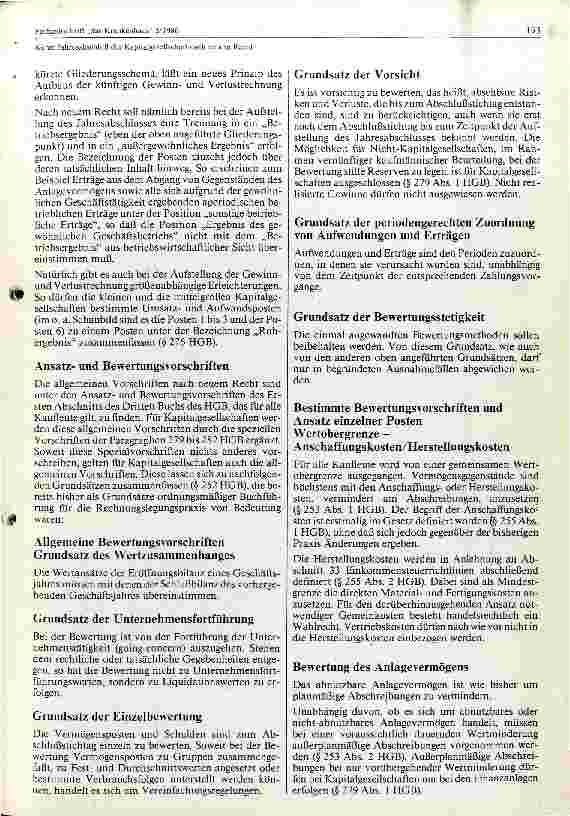 Vorschauseite 4: Jahresabschluß der Kapitalgesellschaft nach neuen Recht