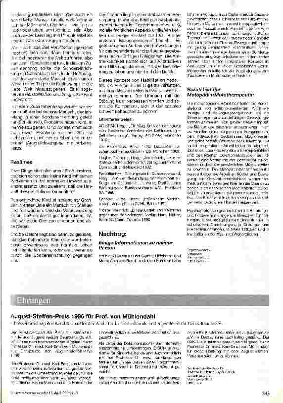 Vorschauseite 3: Behinderte zwischen Integration und Isolation
